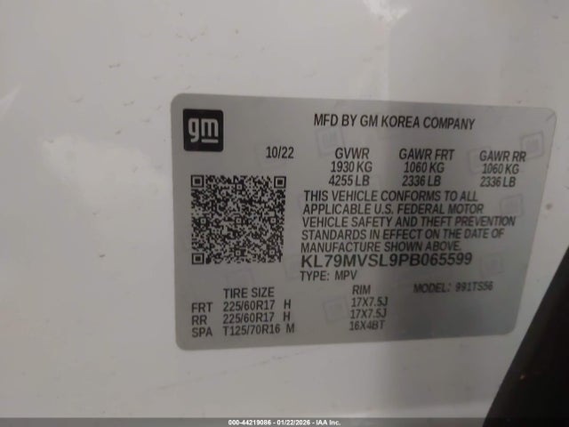 Chevrolet Trailblazer Activ 2023 KL79MVSL9PB065599 Image 9