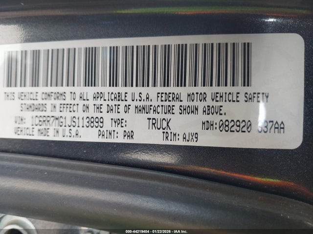 2018 RAM 1500 1C6RR7MG1JS113899 Photo 8