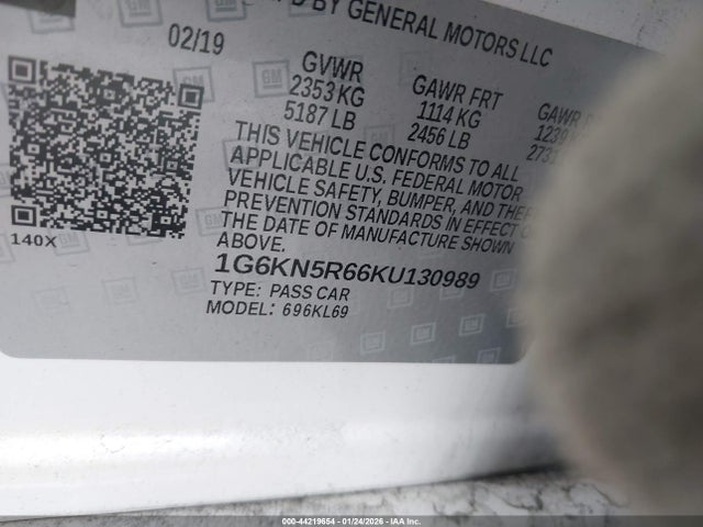 2019 CADILLAC CT6 1G6KN5R66KU130989 Photo 8