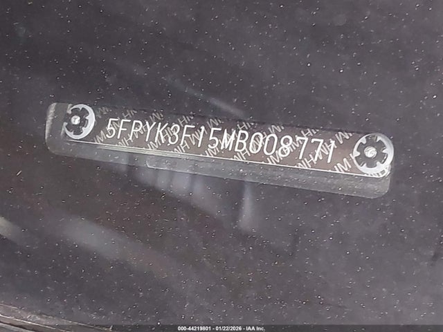 2021 HONDA RIDGELINE 5FPYK3F15MB008771 Photo 8