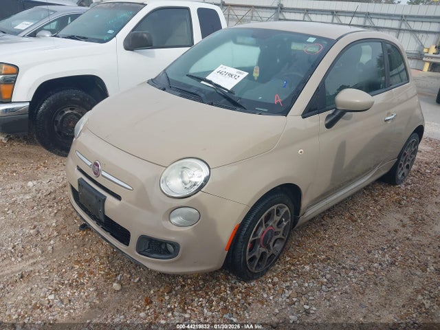2012 FIAT 500 3C3CFFBR4CT314210 Photo 1