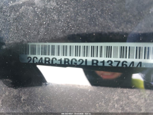 44219837 :رقم المزاد ، 2C4RC1BG2LR137644 vin ، 2020 Chrysler Pacifica Touring L مزاد بيع