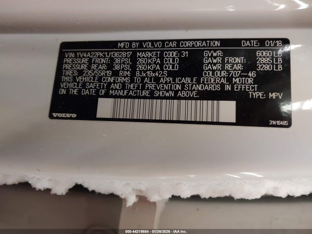 2018 VOLVO XC90 YV4A22PK1J1362817 Photo 8