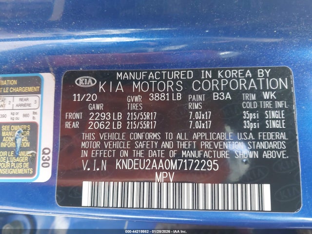 KIA SELTOS S 2021 KNDEU2AA0M7172295 Image 9