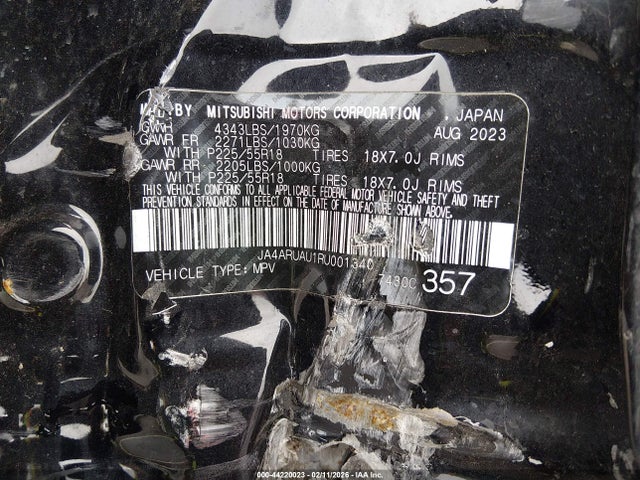 2024 MITSUBISHI OUTLANDER SPORT JA4ARUAU1RU001340 Photo 8