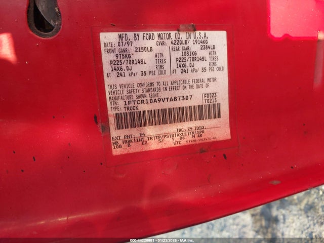 1997 FORD RANGER 1FTCR10A9VTA87307 Photo 8