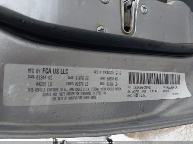 2015 DODGE DART 1C3CDFAA5FD434495 Photo 8