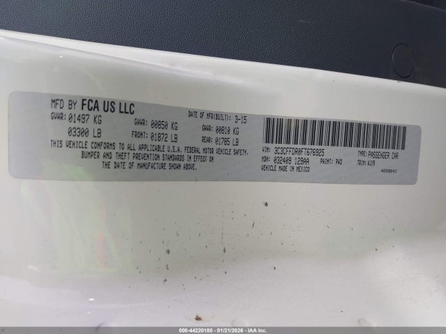 2015 FIAT 500C 3C3CFFDR0FT676925 Photo 8