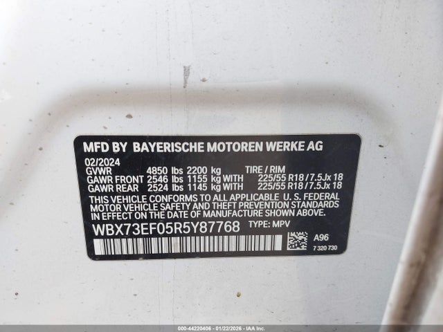 2024 BMW X1 WBX73EF05R5Y87768 Photo 8