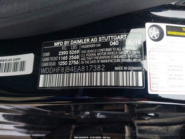 Mercedes-Benz E 350 4matic 2014 WDDHF8JB4EA817382 Image 9