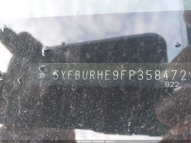 Toyota COROLLA L 2015 5YFBURHE9FP358472 Image 9