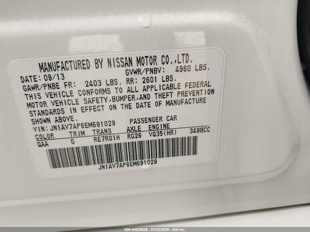 JN1AV7AP6EM691029 Infiniti Q50 Hybrid Premium