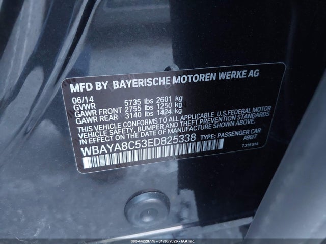 WBAYA8C53ED825338 BMW 750i