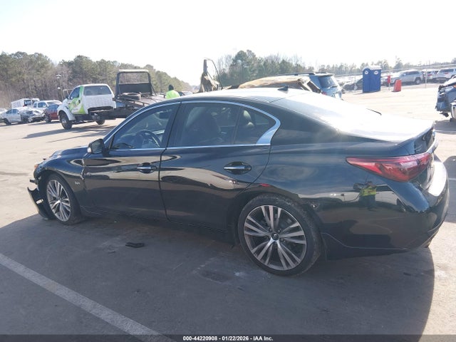 44220908 :رقم المزاد ، JN1EV7AP1JM358507 vin ، 2018 Infiniti Q50 3.0t Sport مزاد بيع