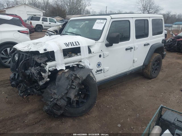 2021 Jeep Wrangler Unlimited Willys 4x4 მანქანა იყიდება აუქციონზე, vin: 1C4HJXDM3MW713838, აუქციონის ნომერი: 44220909