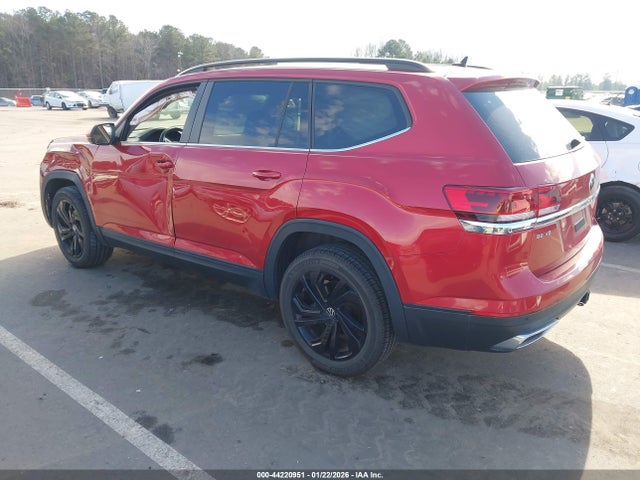 2022 Volkswagen Atlas 3.6l V6 Se W/technology მანქანა იყიდება აუქციონზე, vin: 1V2JR2CA2NC550363, აუქციონის ნომერი: 44220951