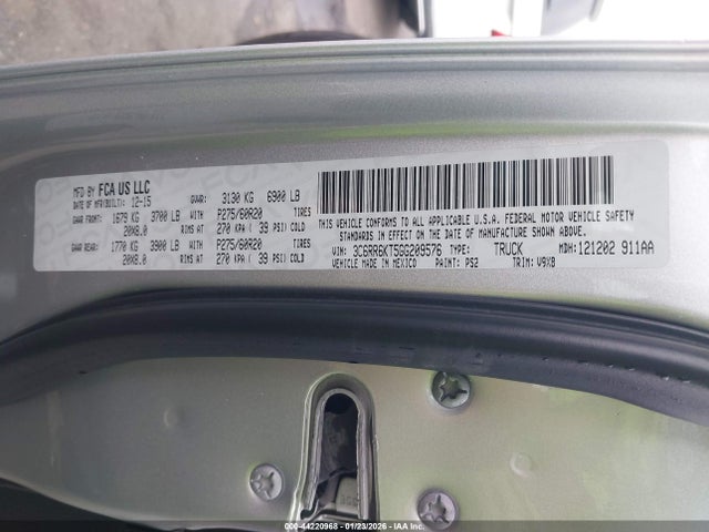 3C6RR6KT5GG209576 RAM 1500 Express