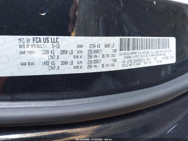 2C4RC1BG2HR523116 Chrysler Pacifica Touring-l