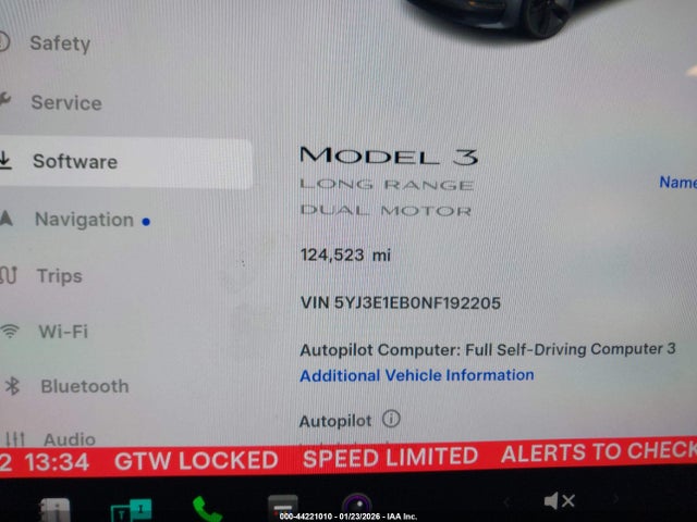 2022 TESLA MODEL 3 5YJ3E1EB0NF192205 Photo 6