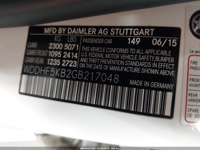 Mercedes-Benz E 350 2016 WDDHF5KB2GB217048 Image 9