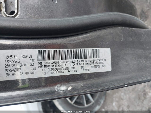 Dodge JOURNEY SE 2018 3C4PDCAB8JT303407 Image 9