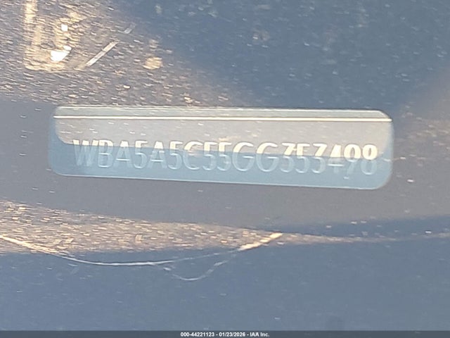 44221123 :رقم المزاد ، WBA5A5C55GG353498 vin ، 2016 Bmw 528i مزاد بيع