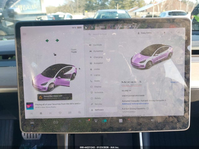5YJ3E1EB7JF072699 Tesla Model 3 Long Range/performance