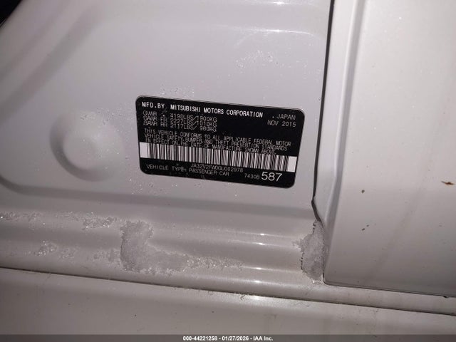 2016 MITSUBISHI LANCER JA32V2FW0GU002978 Photo 8