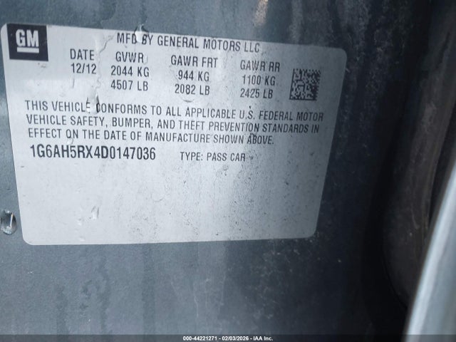 2013 CADILLAC ATS 1G6AH5RX4D0147036 Photo 8