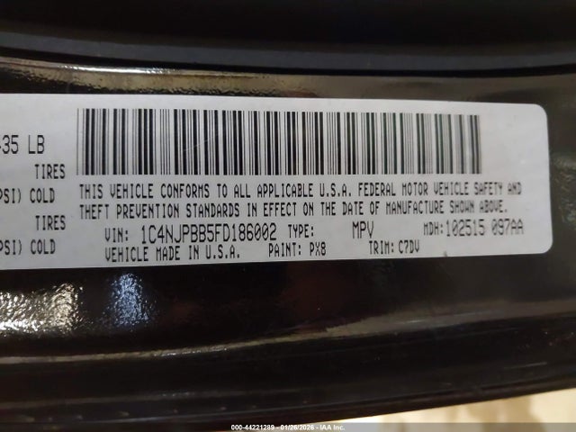 2015 JEEP PATRIOT 1C4NJPBB5FD186002 Photo 8