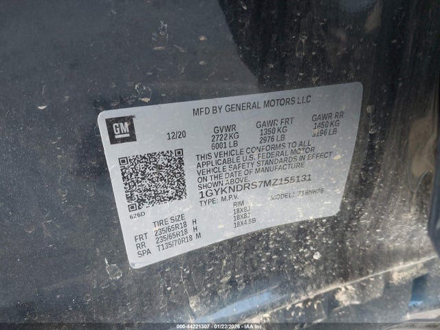 2021 CADILLAC XT5 1GYKNDRS7MZ155131 Photo 8