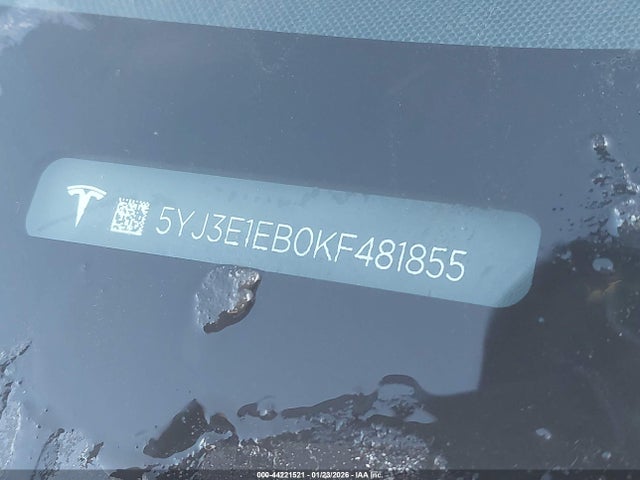 2019 TESLA MODEL 3 5YJ3E1EB0KF481855 Photo 8