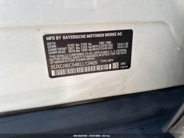 2019 BMW X5 5UXCR6C54KLL13405 Photo 8