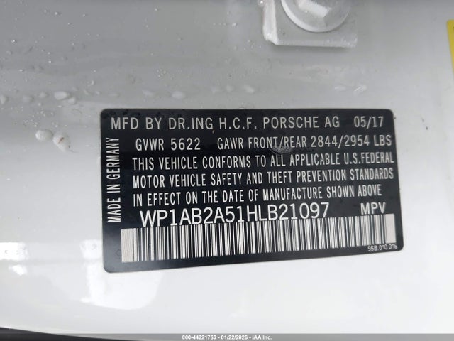 2017 PORSCHE MACAN WP1AB2A51HLB21097 Photo 8