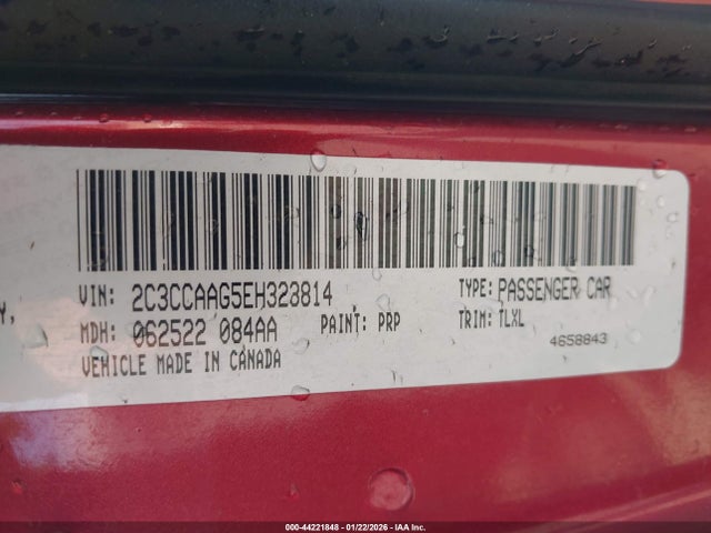 Aukcja sprzedaży 2014 Chrysler 300, vin: 2C3CCAAG5EH323814, numer aukcji: 44221848
