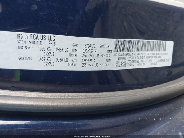 2C4RC1EG6HR531439 Chrysler Pacifica Touring-l Plus