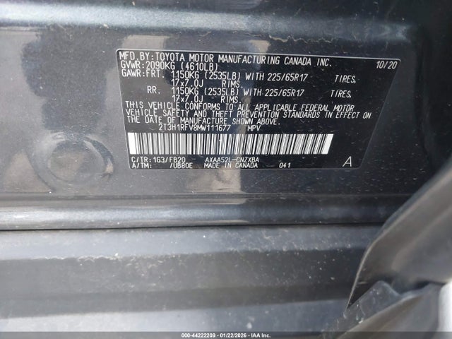 Toyota RAV4 LE 2021 2T3H1RFV8MW111677 Image 9