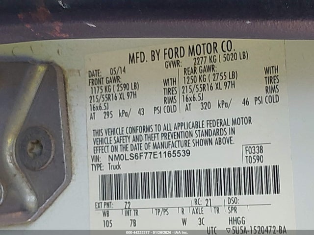 Ford Transit Connect Xlt 2014 NM0LS6F77E1165539 Image 9