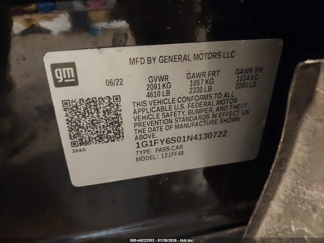 2022 CHEVROLET BOLT EUV 1G1FY6S01N4130722 Photo 8