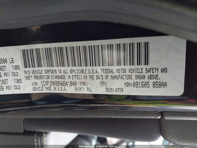 1C4PJMAB2HW541840 Jeep Cherokee Sport 4x4