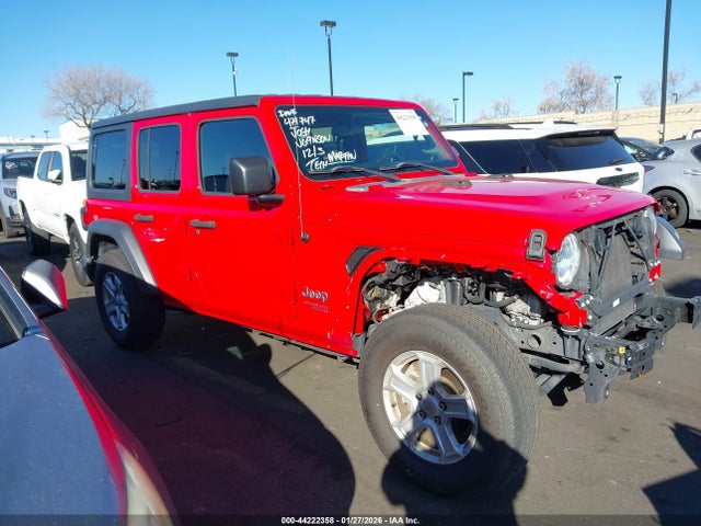 1C4HJXDG3JW122592 Jeep Wrangler Unlimited Sport S 4x4