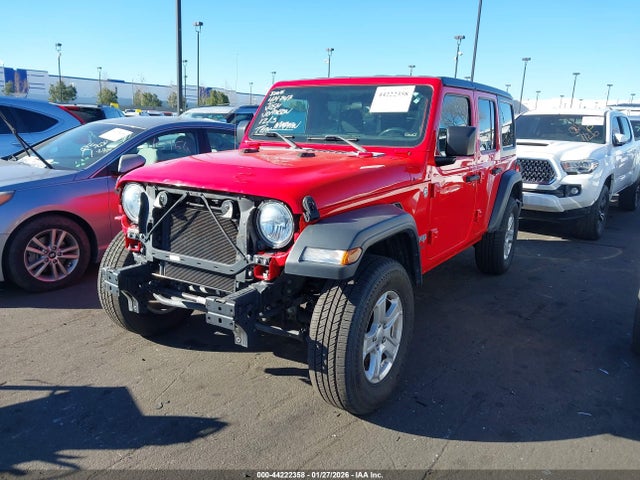 1C4HJXDG3JW122592 Jeep Wrangler Unlimited Sport S 4x4