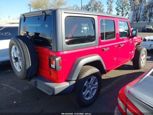 1C4HJXDG3JW122592 Jeep Wrangler Unlimited Sport S 4x4