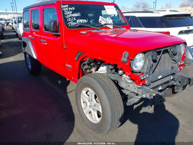 1C4HJXDG3JW122592 Jeep Wrangler Unlimited Sport S 4x4