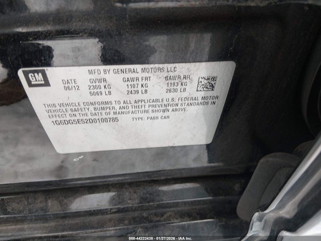 2013 CADILLAC CTS 1G6DG5E52D0100785 Photo 8