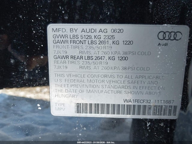 2020 AUDI Q3 WA1FECF32L1111687 Photo 8