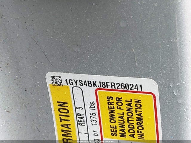 Aukcja sprzedaży 2015 Cadillac Escalade Luxury, vin: 1GYS4BKJ8FR260241, numer aukcji: 44222572