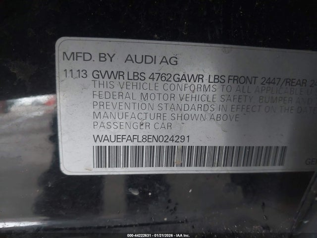 2014 AUDI A4 WAUEFAFL8EN024291 Photo 8