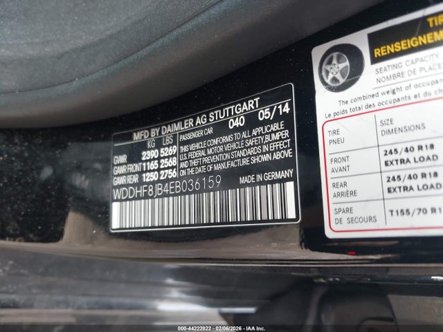 Продажа на аукционе авто 2014 Mercedes-benz E 350 4matic, vin: WDDHF8JB4EB036159, номер лота: 44222822