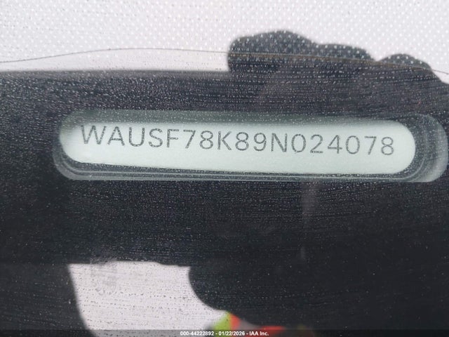 2009 AUDI A4 WAUSF78K89N024078 Photo 8